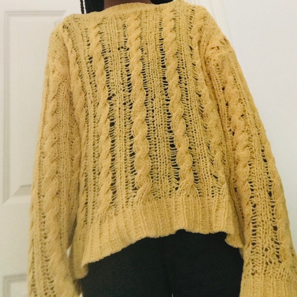 Yellow sweater